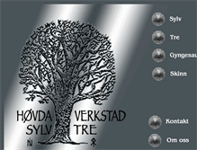 Tablet Screenshot of hovdasylvogtre.no
